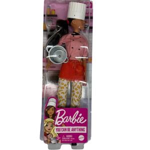 Barbie You Can Be Anything Pasta Chef Doll Collectible Girls Toy Career 12" NEW